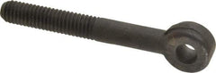 Jergens - 3/8-16, External Male Thread, Alloy Steel, Eye Hole Head, Rod End - Black Oxide Finish, 3/8" Shank Diam, 3" Hole Center to End, Grade 4142, 2.52" Thread Length - Benchmark Tooling