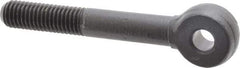 Jergens - 1/2-13, External Male Thread, Alloy Steel, Eye Hole Head, Rod End - Black Oxide Finish, 1/2" Shank Diam, 3-3/4" Hole Center to End, Grade 4142, 3.07" Thread Length - Benchmark Tooling