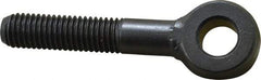Jergens - 5/8-11, External Male Thread, Alloy Steel, Eye Hole Head, Rod End - Black Oxide Finish, 5/8" Shank Diam, 3-11/16" Hole Center to End, Grade 4142, 2.9" Thread Length - Benchmark Tooling