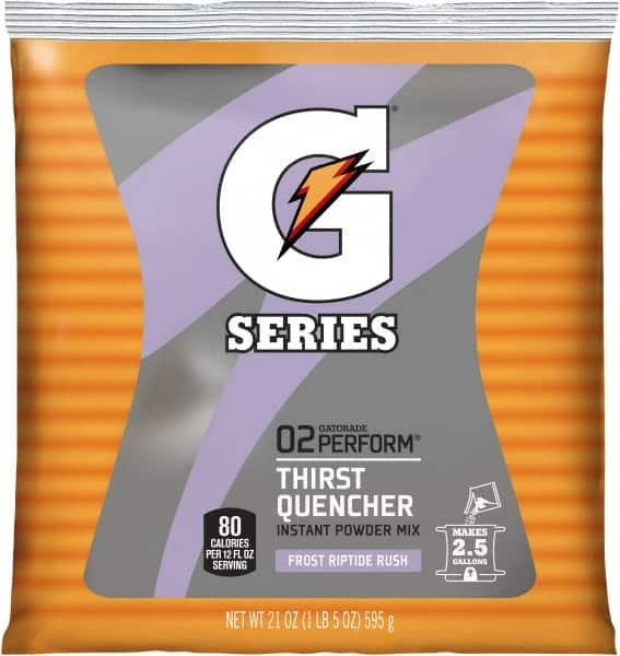 Gatorade - 21 oz Pack Riptide Rush Activity Drink - Powdered, Yields 2.5 Gal - Benchmark Tooling