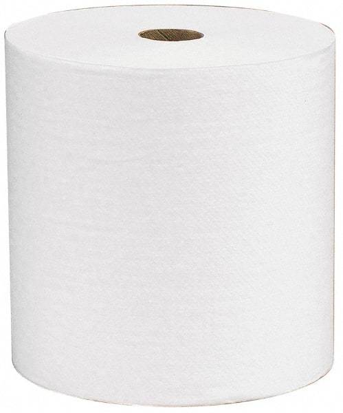 Scott - Hard Roll of 1 Ply White Paper Towels - 8" Wide, 400' Roll Length - Benchmark Tooling