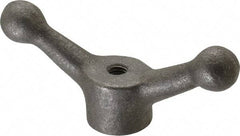Jergens - 2 Offset Arms, 3/8-16" Hole, Tapped Speed Handle - 1-1/2" High, 1-1/8" Hub Diam - Benchmark Tooling