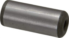 Jergens - 5/8" Diam x 1-1/2" Pin Length C-1215 Alloy Steel Pull Out Dowel Pin - C 47-58 & C 60-64 (Surface) Hardness, 1 Beveled & 1 Threaded End - Benchmark Tooling