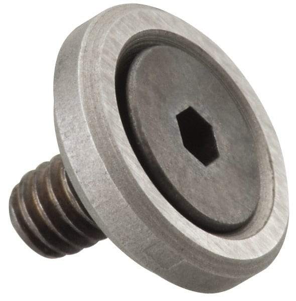 Gibraltar - 8-32 Thread, 1/2" OD, 1/4" High, Flat Foot - Steel & Lead Alloy - Benchmark Tooling