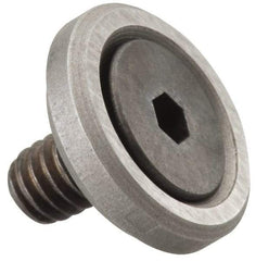 Gibraltar - 3/8-16 Thread, 1-5/8" OD, 3/8" High, Flat Foot - Steel & Lead Alloy - Benchmark Tooling