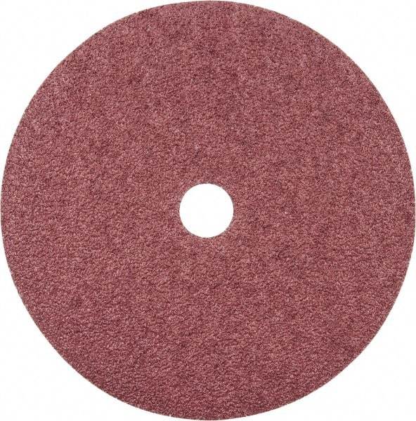3M - 7" Diam 7/8" Hole 36 Grit Fiber Disc - Very Coarse Grade, Ceramic, 8,600 Max RPM, Series 988C - Benchmark Tooling