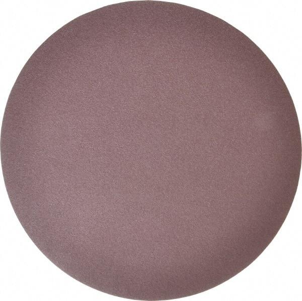 3M - 10" Diam, 80 Grit Aluminum Oxide Adhesive PSA Disc - Medium Grade, X Weighted Cloth Backing, For Bench Top Motors, Random Orbital Sanders - Benchmark Tooling