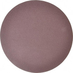 3M - 10" Diam, 80 Grit Aluminum Oxide Adhesive PSA Disc - Medium Grade, X Weighted Cloth Backing, For Bench Top Motors, Random Orbital Sanders - Benchmark Tooling