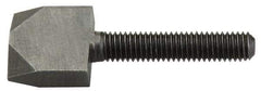 Jergens - 5/16-18 Thread, 1-1/2" Length Under Head, Steel Quarter Turn Screw - Grade C-1018, 1" Wide x 3/4" High x 5/16" Thick Head, Black Oxide, UNC Thread - Benchmark Tooling