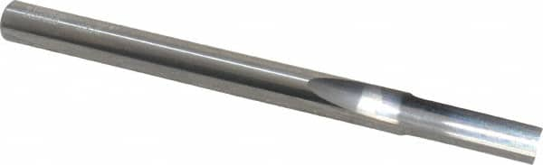 Onsrud - 1/4" Diam, 1/4" Shank Diam, 3/4" Length of Cut, 1 Flute Single Edge Straight Router Bit - 3-1/4" Overall Length, Left Hand Cut, Solid Carbide - Benchmark Tooling