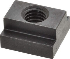 Jergens - 1/2-13 Blind Tapped T Slot Nut - 5/8" Slot Width, 1 x 11/32" Base Width x Height, 1-1/8 x 5/8" OAL x Height - Benchmark Tooling