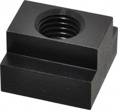 Jergens - 3/4-10 Blind Tapped T Slot Nut - 7/8" Slot Width, 1-1/2 x 9/16" Base Width x Height, 1-1/2 x 1" OAL x Height - Benchmark Tooling