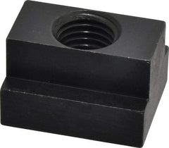 Jergens - 7/8-9 Blind Tapped T Slot Nut - 1" Slot Width, 1-5/8 x 5/8" Base Width x Height, 2 x 1-1/4" OAL x Height - Benchmark Tooling