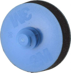 3M - 1-1/4" Diam Quick-Change Disc Backing Pad - Medium Density, 10,000 RPM, Roloc Compatible - Benchmark Tooling