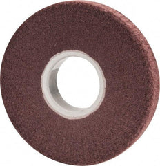3M - 6" Diam Aluminum Oxide Finishing Flap Wheel - 2" Hole, 1" Wide, Density 5, Nonwoven, Very Fine Grade, 3,400 Max RPM - Benchmark Tooling