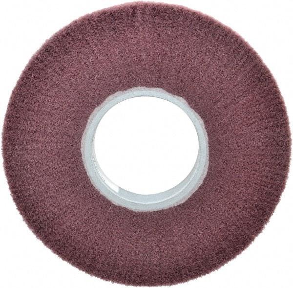 3M - 8" Diam Aluminum Oxide Finishing Flap Wheel - 3" Hole, 1" Wide, Density 5, Nonwoven, Very Fine Grade, 3,200 Max RPM - Benchmark Tooling