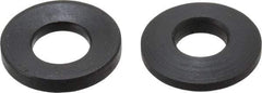 Jergens - 1/4" Bolt, Black Oxide, Steel, Spherical Washer Assembly - 19/64" Female, 17/64" Male Inside x 5/8" OD, 3/16" Thick, 1" Radius - Benchmark Tooling