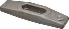 Jergens - 5/8" Stud, 1-3/8" Travel, 6" OAL x 1-3/4" Overall Width x 7/8" Overall Height, Heel Clamp - Grade C-1030/C-1035 Forged Steel, 1-3/8" Long x 11/16" Wide Slot, 2-5/16" Length x 1-1/4" Width x 9/16" Tapered Height - Benchmark Tooling