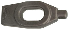 Gibraltar - 13/16" Stud, 2-9/16" Travel, Finger Clamp - 8" Long x 1-1/8" High x 2-1/8" Wide, Grade ASTM A521 & Class CA Forged Steel, 3/4" Diam - Benchmark Tooling