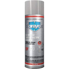 Sprayon - 8 oz Automotive Gasket Sealant - 122°F Max, Clear, Comes in Aerosol Can - Benchmark Tooling