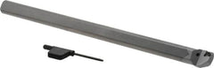 Seco - 0.812" Min Bore Diam, 10" OAL, 5/8" Shank Diam, SCLC Indexable Boring Bar - CCMT Insert, Screw Holding Method - Benchmark Tooling