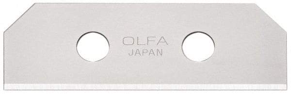 Olfa - 10 Piece Steel Safety Blade - 2-1/8" OAL - Benchmark Tooling