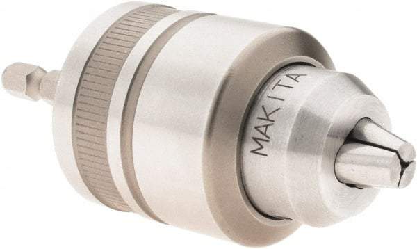 Makita - Power Drill Parts - 3/8" 1/4"HEX SHK ADP KEYLESS CHUCK - Benchmark Tooling