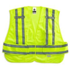 8244PSV 3XL+ LIME PUBLIC SAFETY VEST - Benchmark Tooling