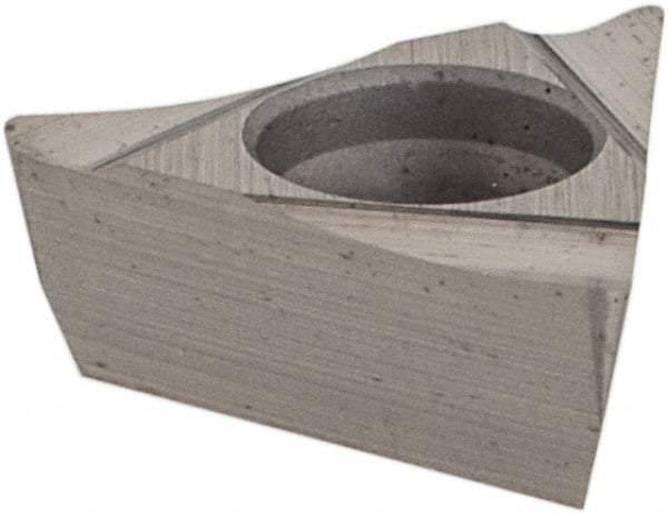 Big Kaiser - TP071225 Carbide Boring Insert - Uncoated, 60° Triangle, 11° Relief Angle, 0.165" Inscr Circle, 0.098" Thick, 0.012" Corner Radius - Benchmark Tooling
