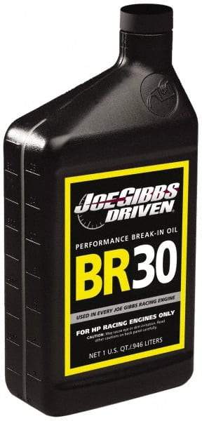 Joe Gibbs Driven Racing Oil - 1 Quart High Zinc Engine Break-In Oil - Grade 5W-30 - Benchmark Tooling