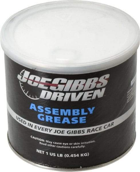 Joe Gibbs Driven Racing Oil - 1 Lb Tub Calcium Extreme Pressure Grease - Brown, Extreme Pressure, 158°F Max Temp, NLGIG 1-1/2, - Benchmark Tooling