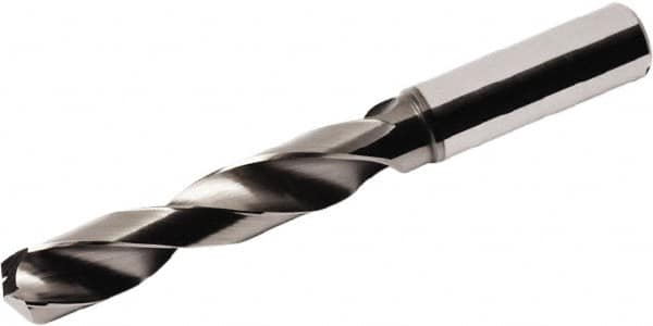 Seco - 10.5mm 140° Spiral Flute Solid Carbide Screw Machine Drill Bit - Benchmark Tooling