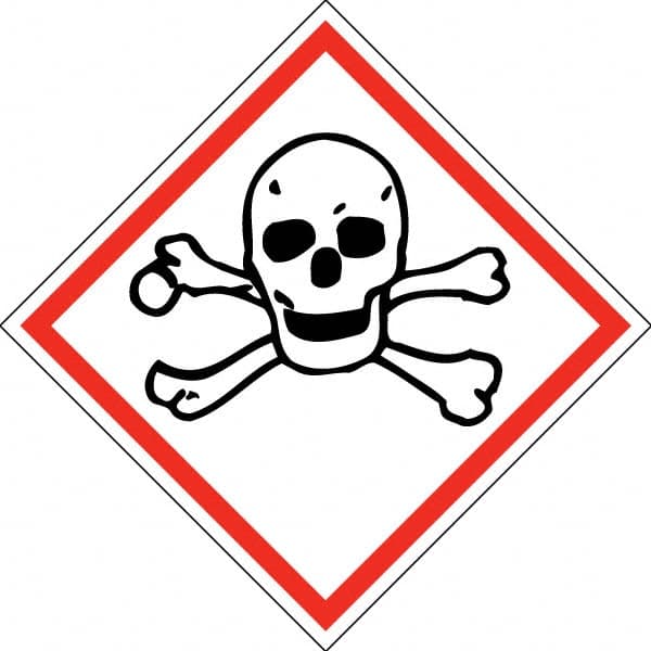 NMC - Blank GHS Shipping Labels - 4" High x 4" Wide - Benchmark Tooling