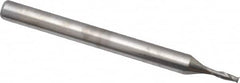 Niagara Cutter - 3/64", 1/8" LOC, 1/8" Shank Diam, 1-1/2" OAL, 2 Flute, Solid Carbide Square End Mill - Single End, Uncoated, Spiral Flute, 30° Helix, Centercutting, Right Hand Cut, Right Hand Flute, Series C230 - Benchmark Tooling