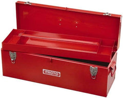 Proto - 1 Compartment 1 Tray Tool Box - 26" Wide x 9-1/2" Deep x 8-1/2" High, Steel, Red - Benchmark Tooling