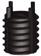 Jergens - 1-1/2 - 6 Internal, 1-7/8 - 12 External, UNC, 2" Insert Length, Heavy Duty Keylocking Thread Inserts - Carbon Steel, Zinc Phosphate Finish, Grade C1215, 2B Internal Class of Fit, 2A External Class of Fit, Use Tool 215-064716 - Benchmark Tooling