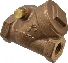 NIBCO - 1/4" Bronze Check Valve - Y-Pattern, FNPT x FNPT, 200 WOG - Benchmark Tooling