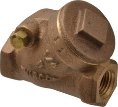 NIBCO - 1/4" Bronze Check Valve - Y-Pattern, FNPT x FNPT, 200 WOG - Benchmark Tooling
