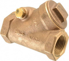 NIBCO - 3/4" Bronze Check Valve - Y-Pattern, FNPT x FNPT, 200 WOG - Benchmark Tooling