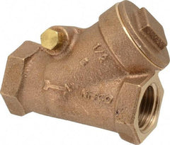 NIBCO - 1/2" Bronze Check Valve - Y-Pattern, FNPT x FNPT, 300 WOG - Benchmark Tooling