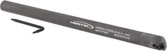 Hertel - 0.54" Min Bore Diam, 8" OAL, 1/2" Shank Diam, HBBQ Indexable Boring Bar - 5" Max Bore Depth, WPGT Insert, Screw Holding Method - Benchmark Tooling