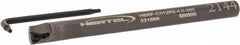Hertel - 0.36" Min Bore Diam, 4" OAL, 5/16" Shank Diam, HBBF Indexable Boring Bar - 3-1/8" Max Bore Depth, TD.. Insert, Screw Holding Method - Benchmark Tooling