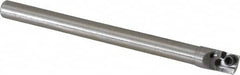 Hertel - 0.23" Min Bore Diam, 2-1/2" OAL, 3/16" Shank Diam, HBBC Indexable Boring Bar - 3/4" Max Bore Depth, CD.. Insert, Screw Holding Method - Benchmark Tooling