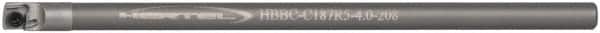 Hertel - 0.285" Min Bore Diam, 2-3/4" OAL, 1/2" Shank Diam, HBBC Indexable Boring Bar - 3/4" Max Bore Depth, CD.. Insert, Screw Holding Method - Benchmark Tooling