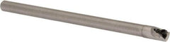 Hertel - 0.3" Min Bore Diam, 4" OAL, 1/4" Shank Diam, HBBF Indexable Boring Bar - 1" Max Bore Depth, TD.. Insert, Screw Holding Method - Benchmark Tooling