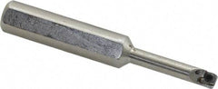 Hertel - 0.208" Min Bore Diam, 2-1/2" OAL, 3/8" Shank Diam, HBBC Indexable Boring Bar - 1" Max Bore Depth, CD.. Insert, Screw Holding Method - Benchmark Tooling