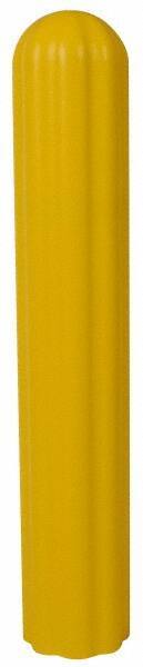 Eagle - 10" Deep x 57" High, 8" Bumper Post Sleeve - Yellow, High Density Polyethylene, 9 Lb, Ribbed Surface - Benchmark Tooling