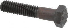 Fairlane - Serrated Tooth, 5/16-18, 1-1/2" Shank Length, 1" Thread Length, Black Oxide Finish, Hex Head, Adjustable Positioning Gripper - 3/8" Pad Diam, 1/2" Hex, 1/4" Head Height, Fine Tooth Grade - Benchmark Tooling