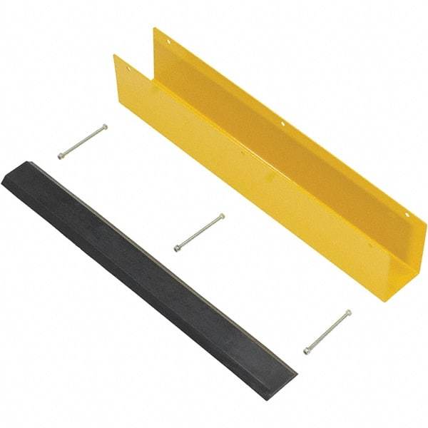 Vestil - 4-7/8" Long, Rubber Rack Guard - Yellow/Black - Benchmark Tooling