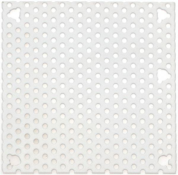 Cooper B-Line - 4-1/4" OAW x 4-1/4" OAH Powder Coat Finish Electrical Enclosure Perforated Panel - 6" x 6" Box, 16 Gauge Steel, Use with 664-1 - Benchmark Tooling